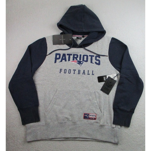 NWT New England Patriots Hoodie Sweatshirt Womens XL NFL Football‎ Team Apparel - Picture 1 of 8